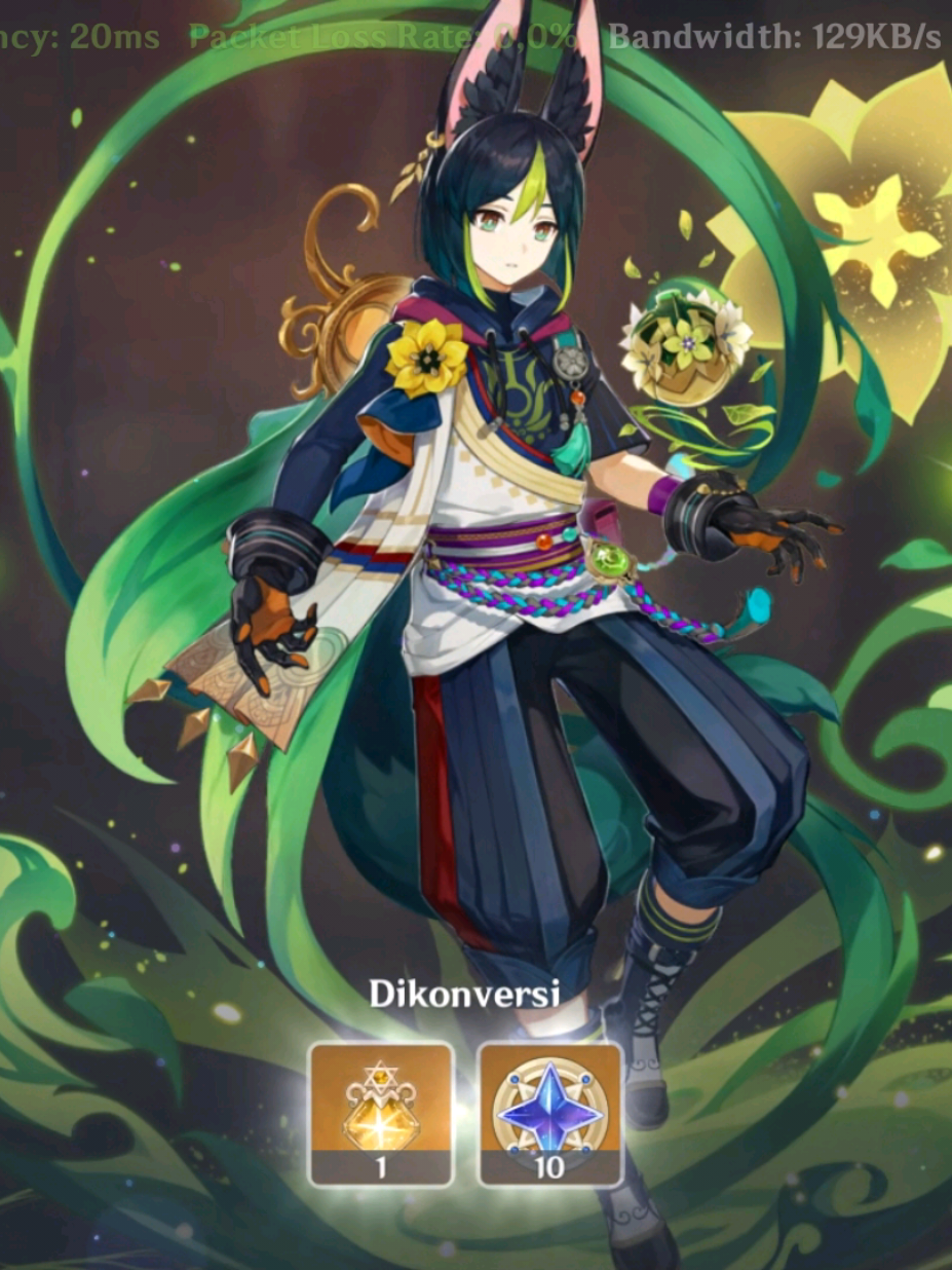 niatnya sih mau nyoba GI cloud tapi keinget pity udah 74 malah kalah rate off#GenshinImpact #gacha #tighnari #f2p 