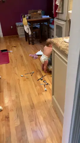 Cute baby playing in Kitchen #creatorsearchinsights #fypシ #fyp #goviral #foryoupage #pleasetiktokteamviralvideo💯 #pleasetiktokunfreezemyacount 