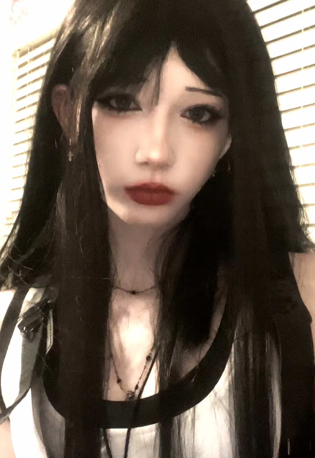 yeah never let me back on final fantasy again (reece watched me fail a boss fight like 20 times in a row) #tifalockhart #tifalockhartcosplay #finalfantasy7 #ff7remake #fyp 