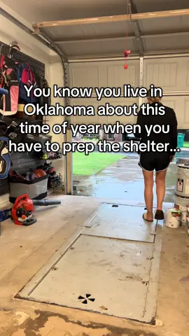 Tell me you live in Oklahoma without telling me you live in Oklahoma.  #storms #tornadoes #oklahoma #stormshelter #sirens #springweather #hail #okc #shelters #comfort 