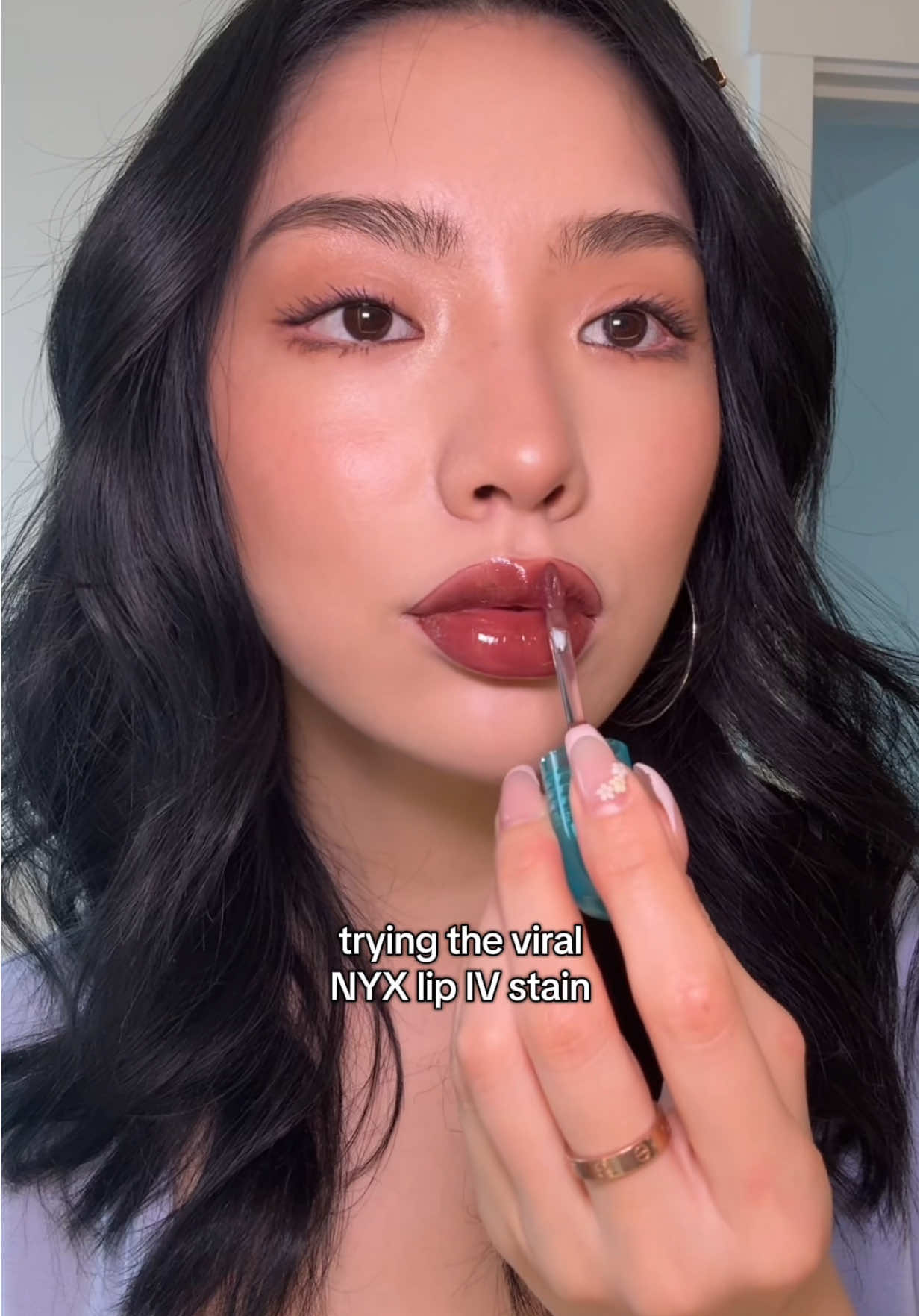 Dare I say my new fave?? @NYX Professional Makeup ‘mocha me wet’ 🤎#drugstoremakeup 