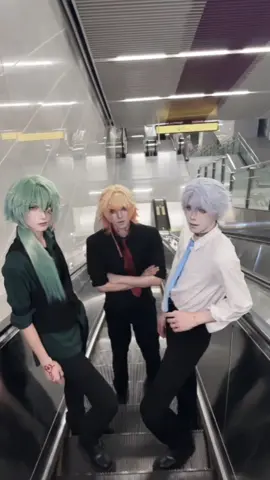 Is this the Amphoreus' boy band? #Mydei #phainon #anaxa #那刻夏 #万敌 #白厄 #cos #HonkaiStarRail