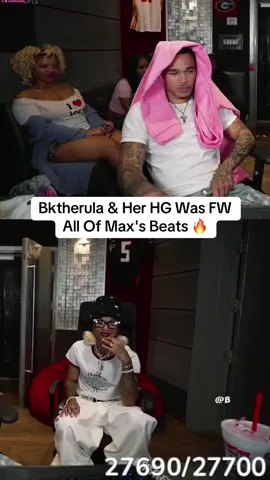 Bktherula & Her HG Was FW All Of Max's Beats 🔥 #Bktherula #plaqueboymax #5star #fazeclan #rap #fyp @Faze Max @BKTHERULA 