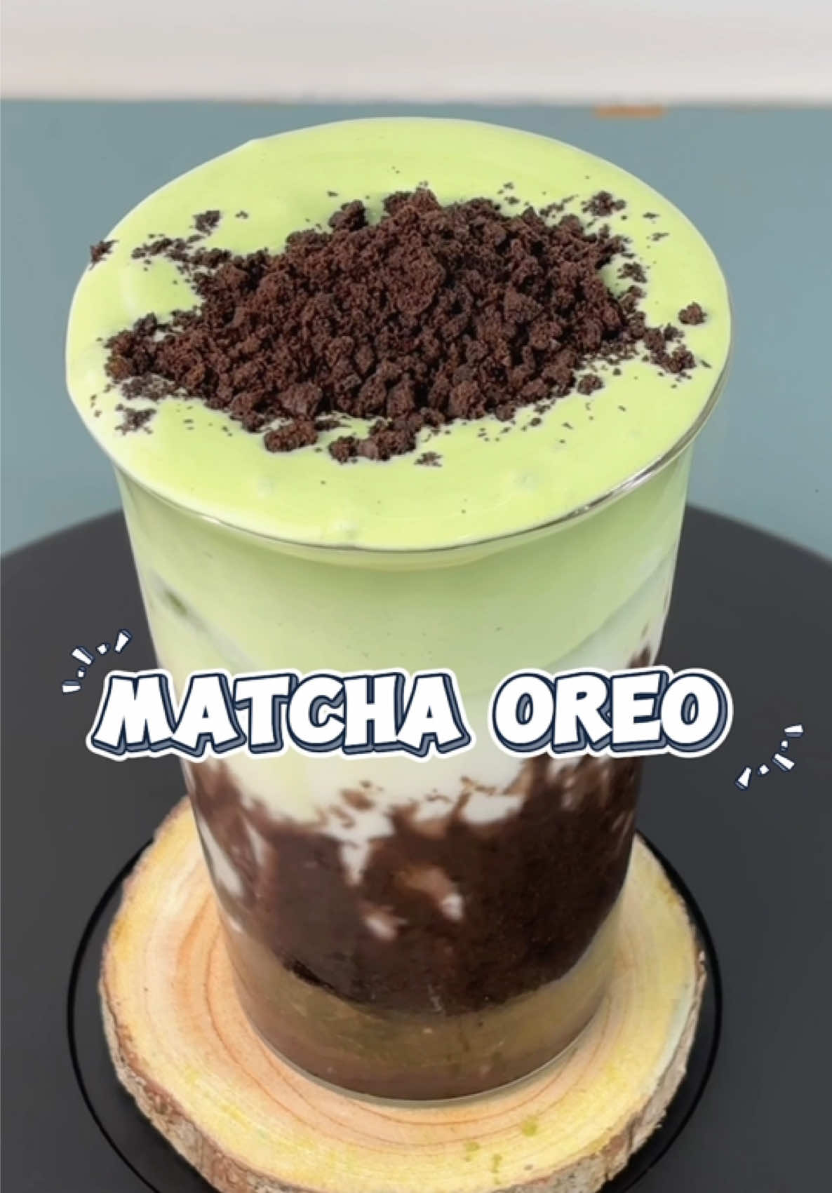 Matcha oreo - cách làm đơn giản, mà uống lại cực ngon. Có bạn nào đã uống bao giờ chưa? #nguyenlieuphache #hmfoods #ancungtiktok #matchaoreo 