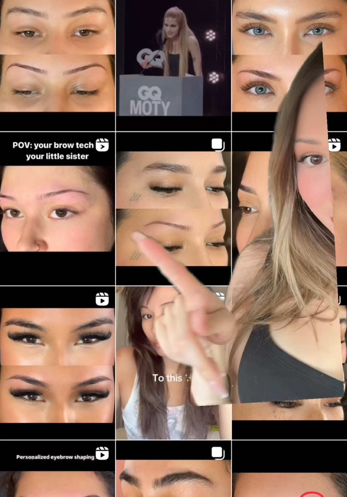Do we like a 90s skinny brow or a thick fluffy brow? #beauty #storytime #Vlog 