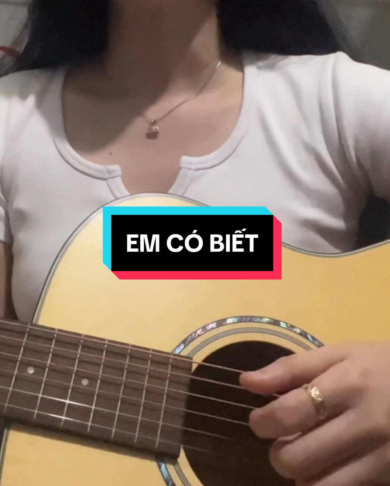 Đừng ai để ý mình sai lời nha 🥹 🔥EM CÓ BIẾT - H2K🔥 #covergitar #emcobiet 