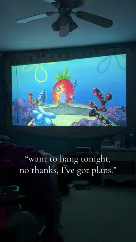 this projector is why I never leave my room #projector #roomdecor #spongebob #spongebobsquarepants #nostalgia 