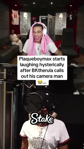 Plaqueboymax starts laughing hysterically after BKtherula calls out his camera man 😭... #plaqueboymax #bktherula #cameraman 