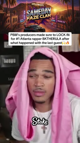 PBM’s producers made sure to LOCK IN for #1 Atlanta rapper BKTHERULA after what happened with the last guest🙌🔥 #fyp #plaqueboymax 