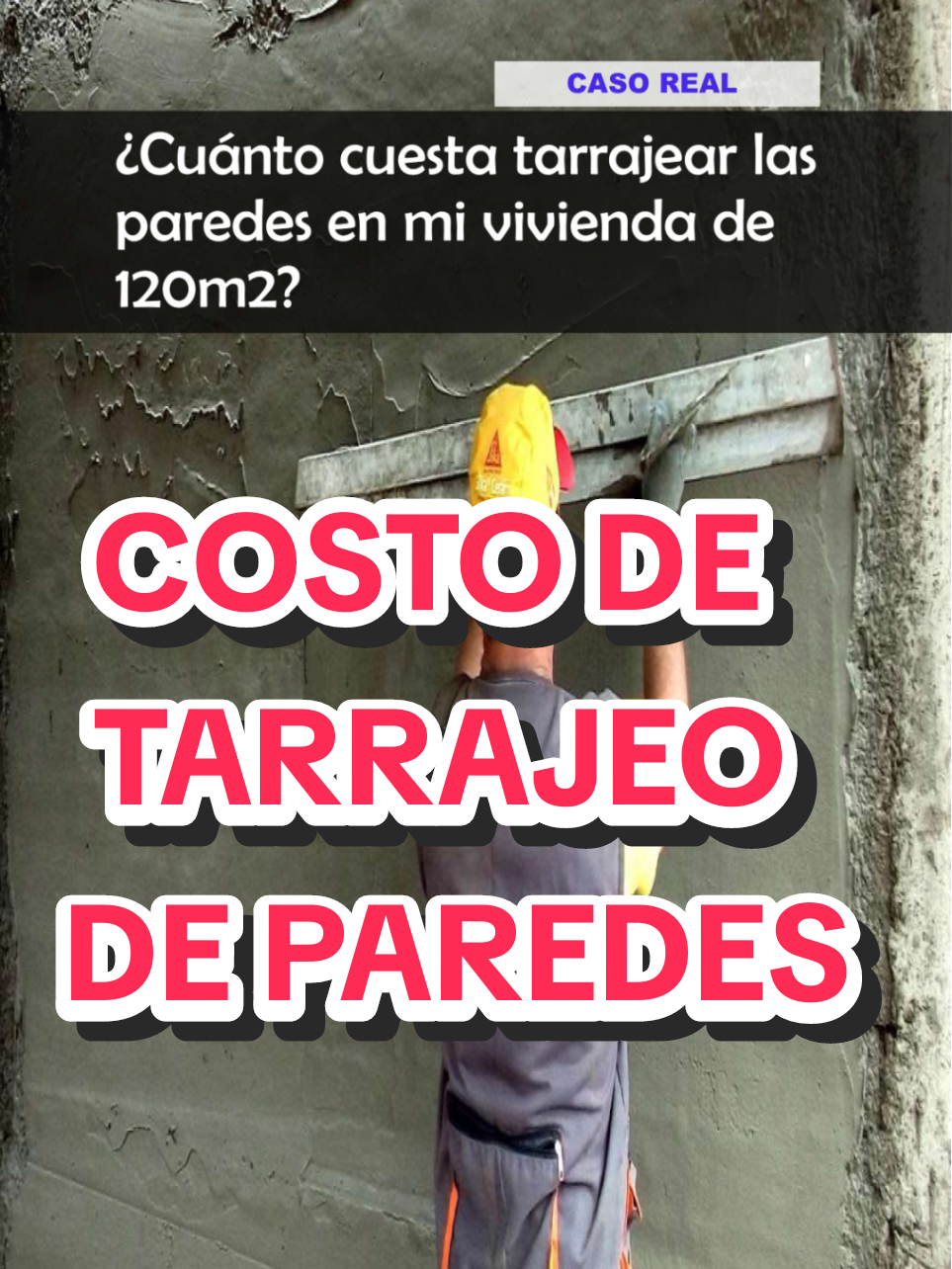 Costo tarrajeo de paredes #costo #paredes #tarrajeo #presupuesto #albañil #maestro #inversion #lima #construccion #bienesraices #casa #obra #sueños 