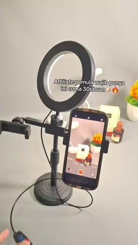 pemula affiliate wajib punya ini🫵🏻🔥 #ringlight #tripodmurah #tripodviral #tripod2hp #alatngonten #fypシ゚ 