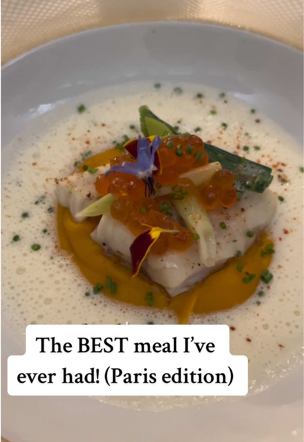I’m gatekeeping, but I still want to show you becuase it was the best meal of my LIFE  #paris #travel #food #Foodie #france #french 