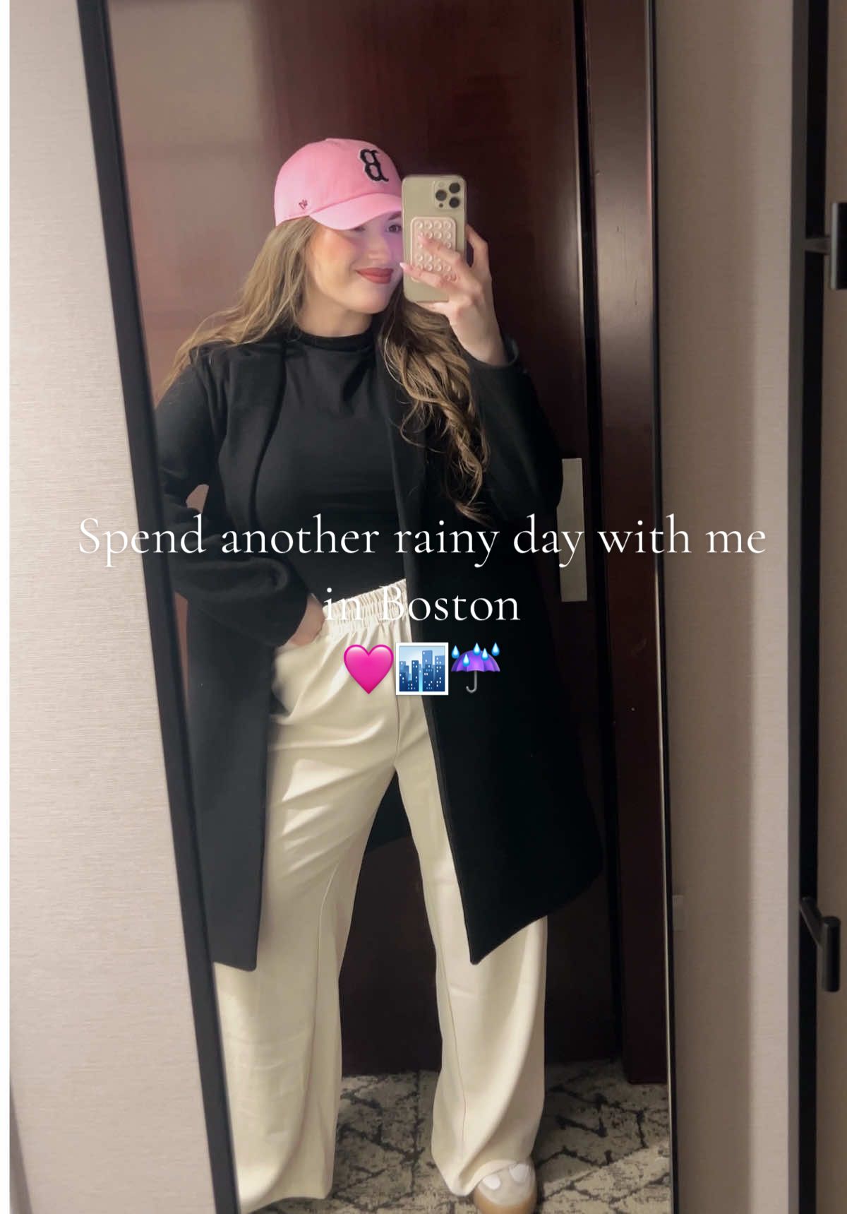 Another day vlog desde Boston 🩷🏙️☔️  #fyp #worktrip #dayvlog #dayinmylife #rainydays #wfhjobs #arizona #boston #primaboston 