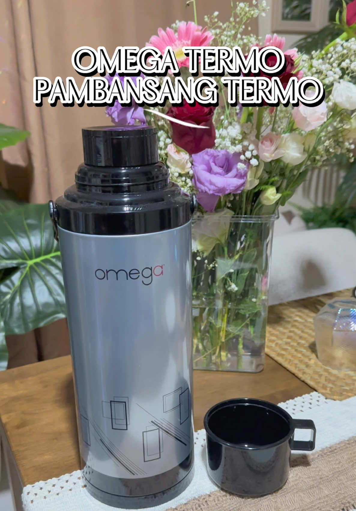 OMEGA TERMO PAMBANSANG TERMO. Ito talagang termo pang matagalan. 😱😱 #omega #termos #kingsley #vacuumflask 