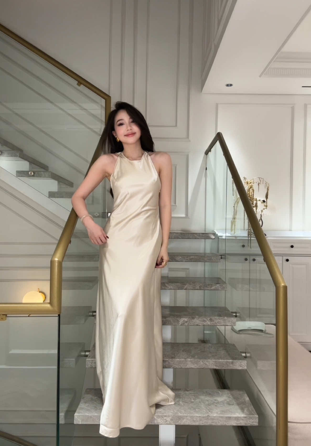 Đầm lụa siêu sang #preview #grwm #damlua #CapCut 