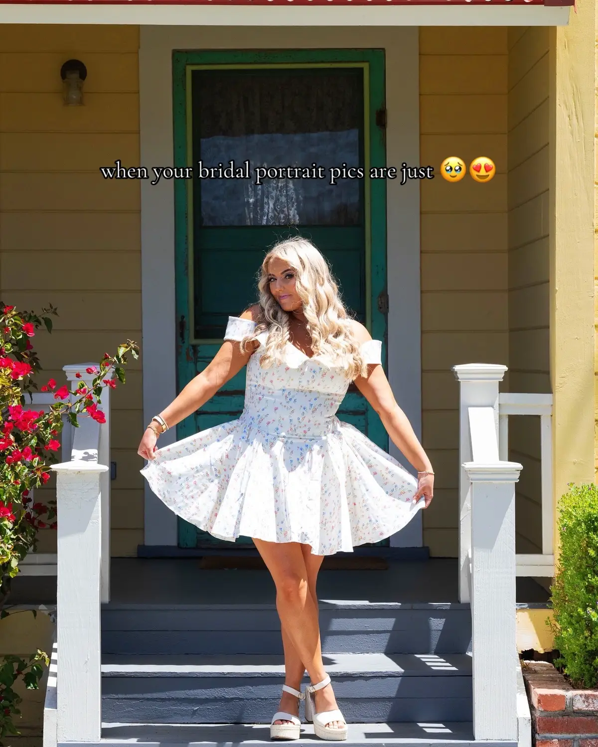 Sneak peak at my bridal portraits 💛 @House of CB #Bridetok #engagementphotoshoot #bridaltiktok #bridetobe 