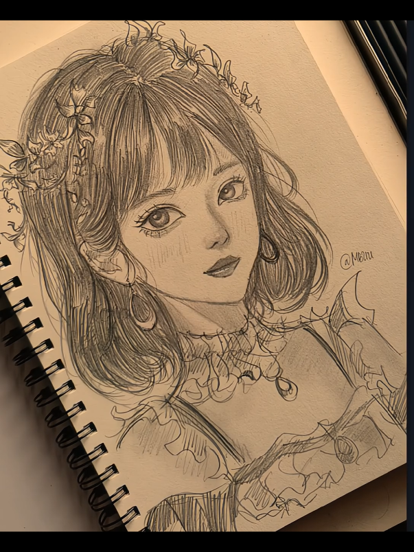 female face drawing tutorial🍁 #drawing #art #sketch #fyp #sketchbook 