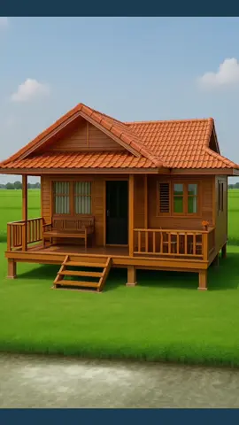 nhà gỗ nhỏ đẹp, nhà sàn gỗ, nhà đẹp ở quê#house #nhalapghep #nhadep #nhacap4 #nhanhoxinh #nhavuon #nhaque 