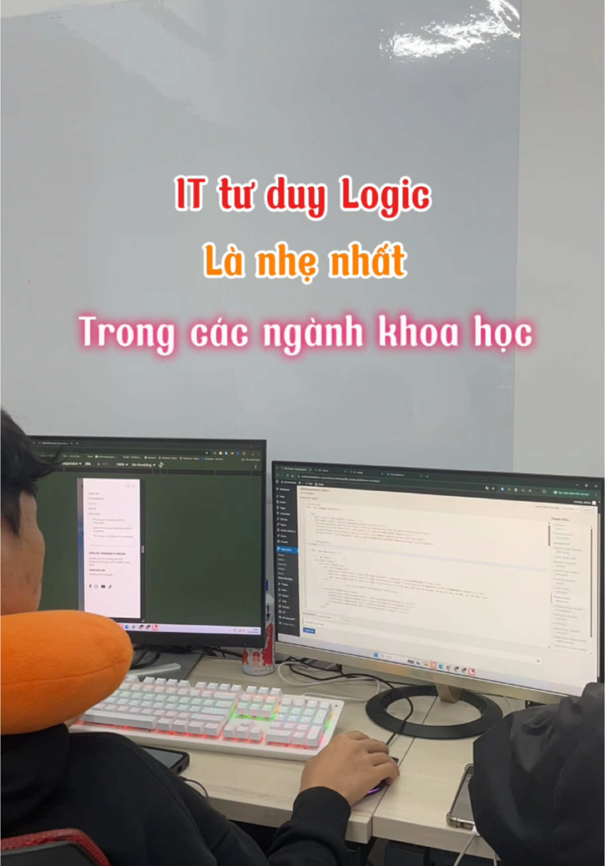 Ngành It tư duy logic là nhẹ nhất trong tất cả các ngành khoa học? #thietkewebsite #thietkeweb #thietkeapp #dev #code #coder #it #dnnguyen0607