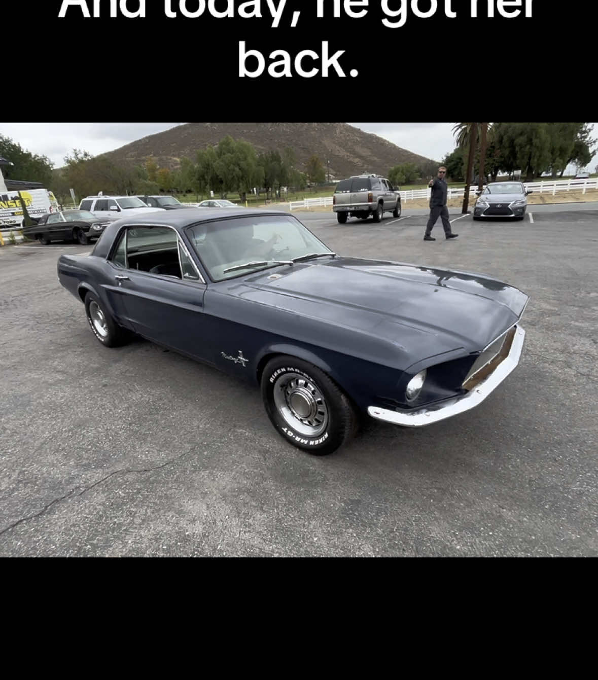 A man’s love story. #fypシ #fyp #FirstCarLove #CarReunion #ClassicCarStory #Mustang68 #VintageVibes #EmotionalRide #FullCircleMoment #CarTok #AutoLove #NostalgiaDrive