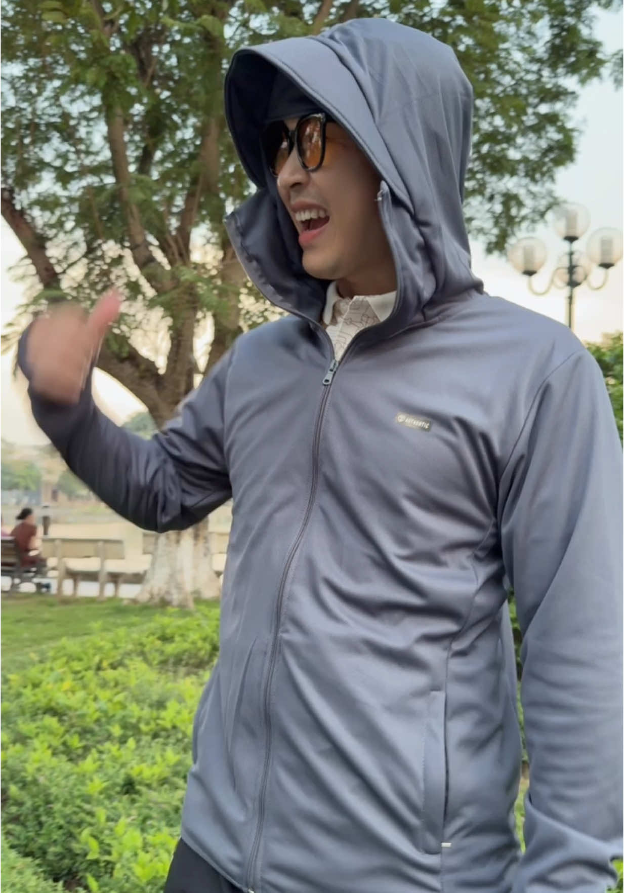 Áo Chống Nắng 2 lớp có che trán