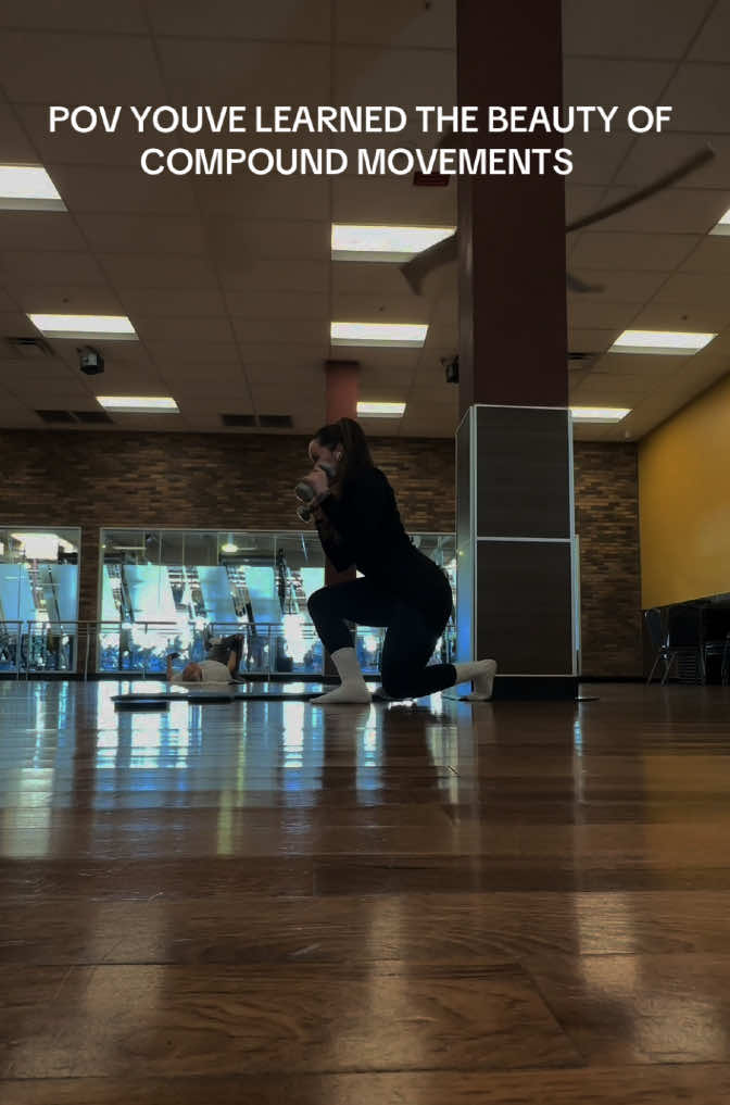 Compound moves are for the busy baddies #creatorsearchinsights #gymtiktok #30minworkout #matpilates #workoutroutine #fullbody #deepcore #minivlog #morningroutine 