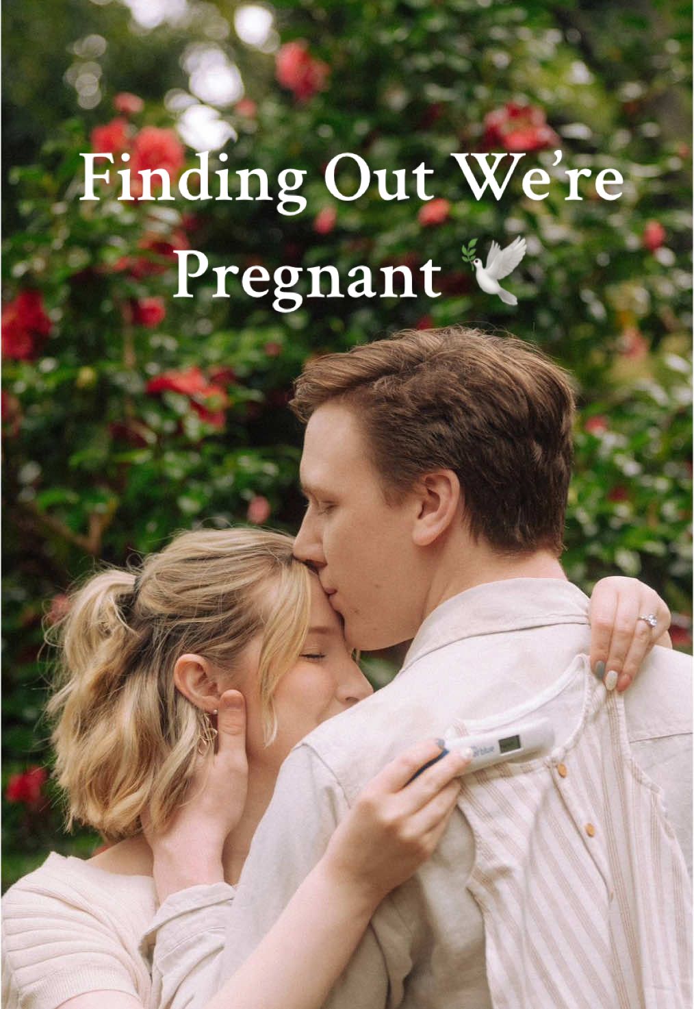 In honor of my first Mother’s Day 🐣 Mama and daddy had the same reaction, different font 🥹 Sheer shock that there finally were two lines, sheer joy at the reality it was finally time.  Sweet baby, you were so so prayed for.  #pregnancyannoucement 