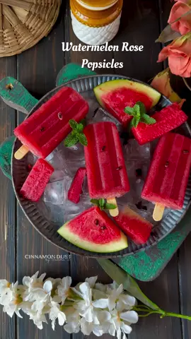 WaterMelon Reose Popsicles #viral #trending #fyp #CookingHacks #tiktokfood #cooking #food #pakistan #
