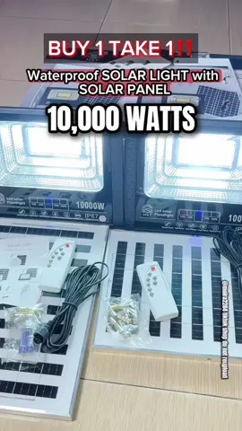 Paano makatipid sa kuryente? una dapat mayroon kang solar light free na solar panel nyan at remote. Hindi mo na din problema ang brown out. #solarlightwithsolarpanel #solarlight #solarlight10000watts #solarlightbuy1take1 #solarlight #solarlightwithsolarpanel #solarpanel #tipidsakuryente #sagotsabrownout 