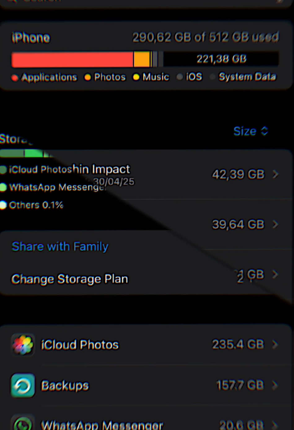 nyaman bangett 512GB + 2TB 😋🤗 #iphone #icloud #apple #software #ios #justforfun #storage #penyimpanan 