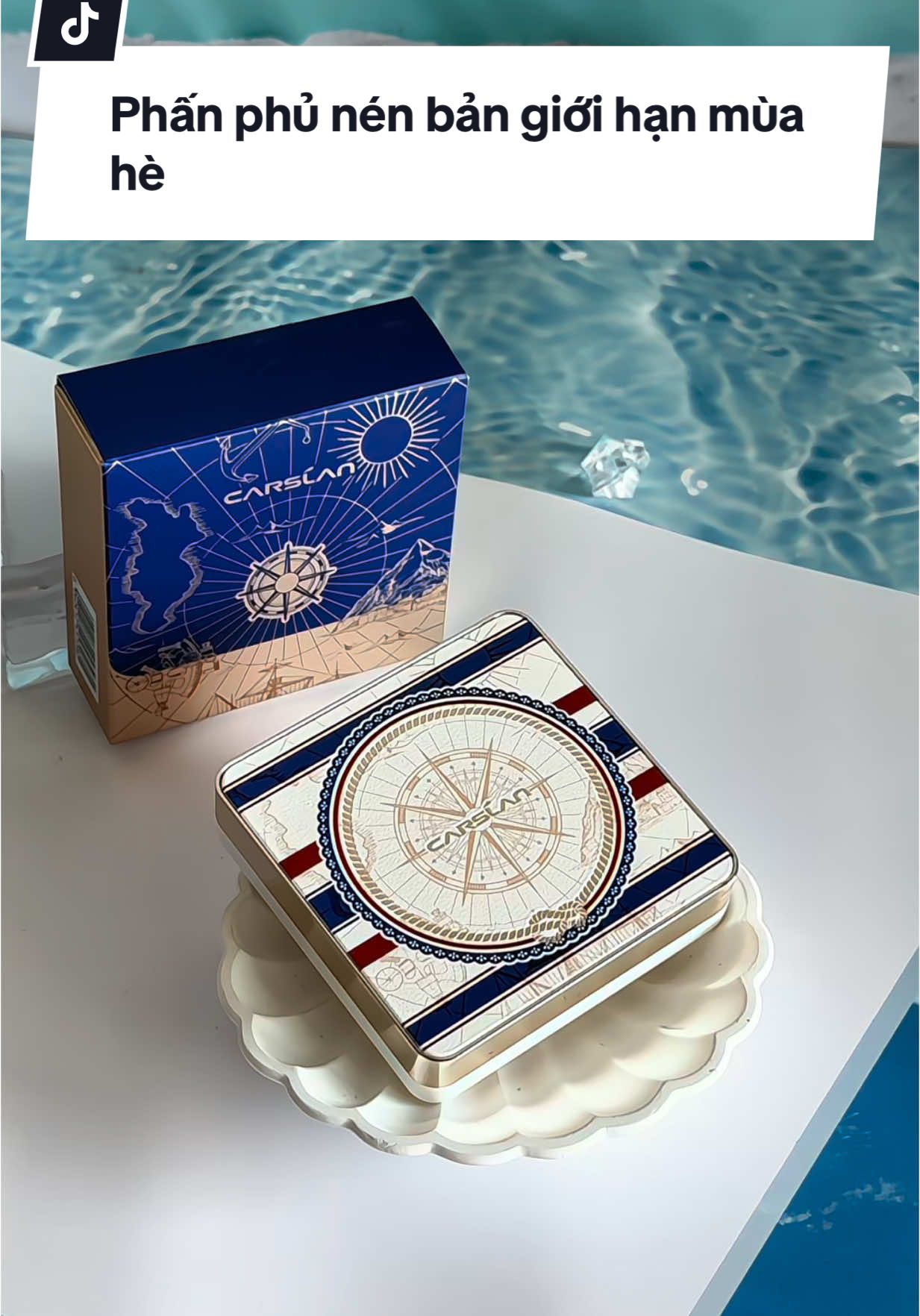 Phấn phủ nén Carslan - Bản LIMTED mùa hè đẹp chấn động lun í #hongugc #xuhuongtiktok #carslan #limited 