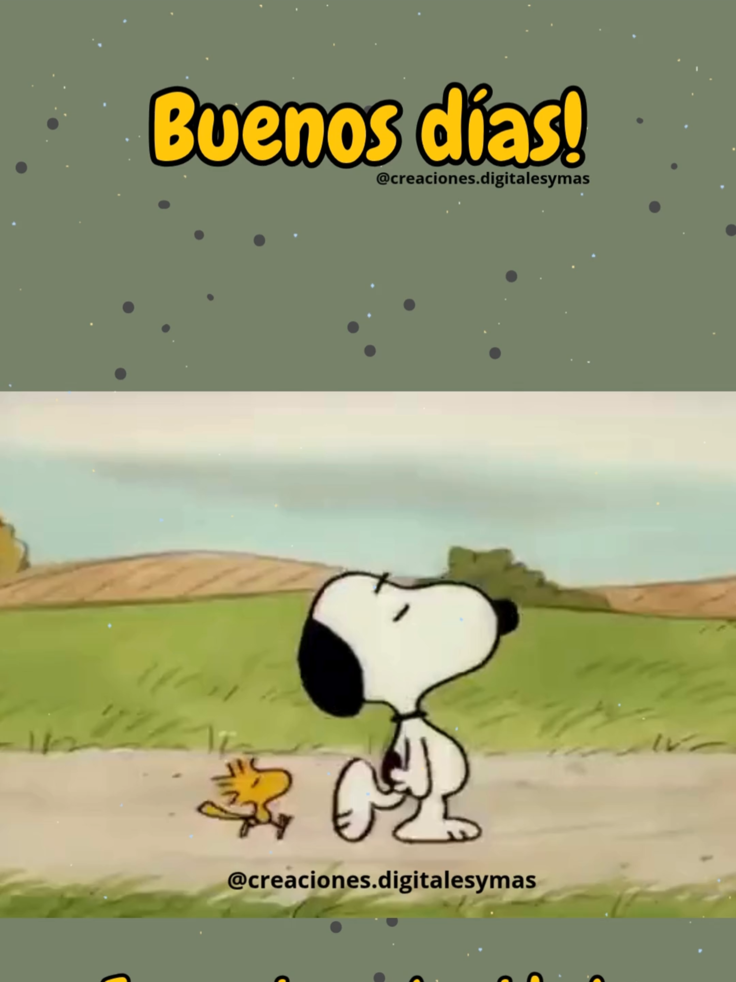Buenos días #buenosdias #lindodía #snoopy #adachajon.gt #felizdia