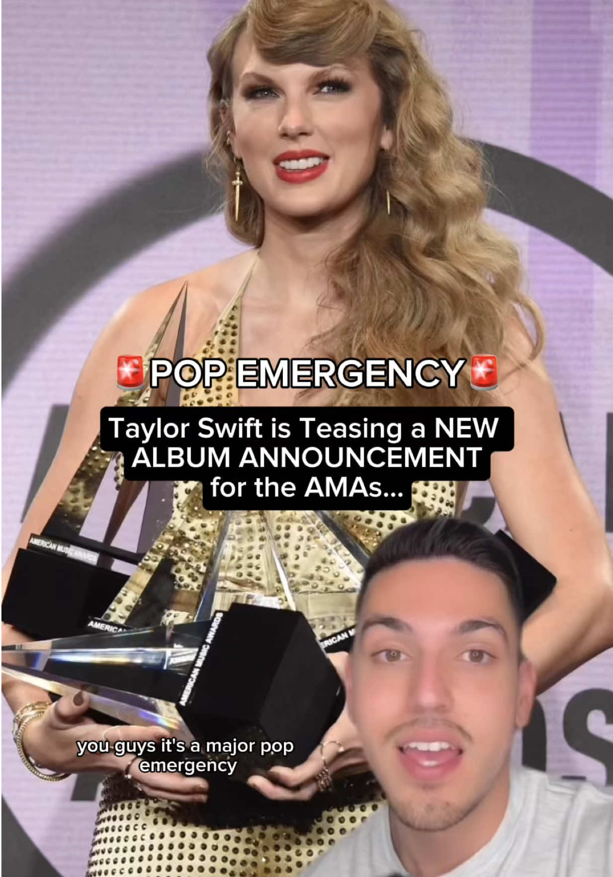 🚨POP EMERGENCY🚨 Taylor Swift is giving us TS12 easter eggs… #taylorswift #swiftie #ts12 #popmusic #adamtheflop 