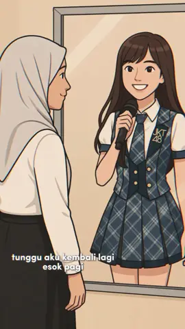 Ya Allah semoga aku bisa meraih cita-citaku..🤲🏻,aku tau jadi member itu ga gampang,jauh dari keluarga jauh dari rumah tapi, semoga cita