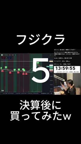 フジクラ、決算直後に買ってみたw#投資 #株 #株式投資 #投資初心者 #デイトレ