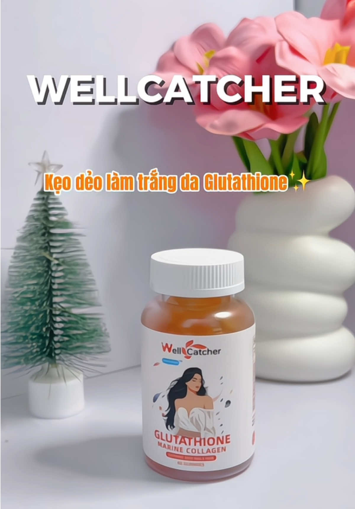 Mấy bà đã thử em này chưa😊 #xh #kẹodẻo #trắngda #wellcatcherglutathione #wellcatcher #viral 