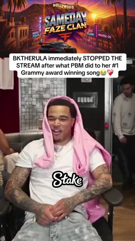 BKTHERULA immediately STOPPED THE STREAM after what PBM did to her #1 Grammy award winning song😭❤️‍🩹 #fyp #plaqueboymax #bktherula 