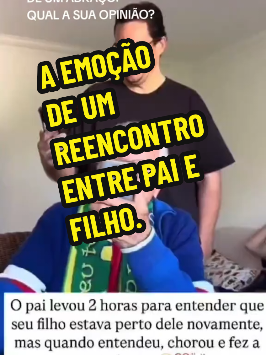 Um sentimento que nunca poderá ser substituído pela tecnologia. A emoção de um reencontro. #emoções #saudades #sentimientos @Alexsandro #@Alexsandro @Alexsandro 