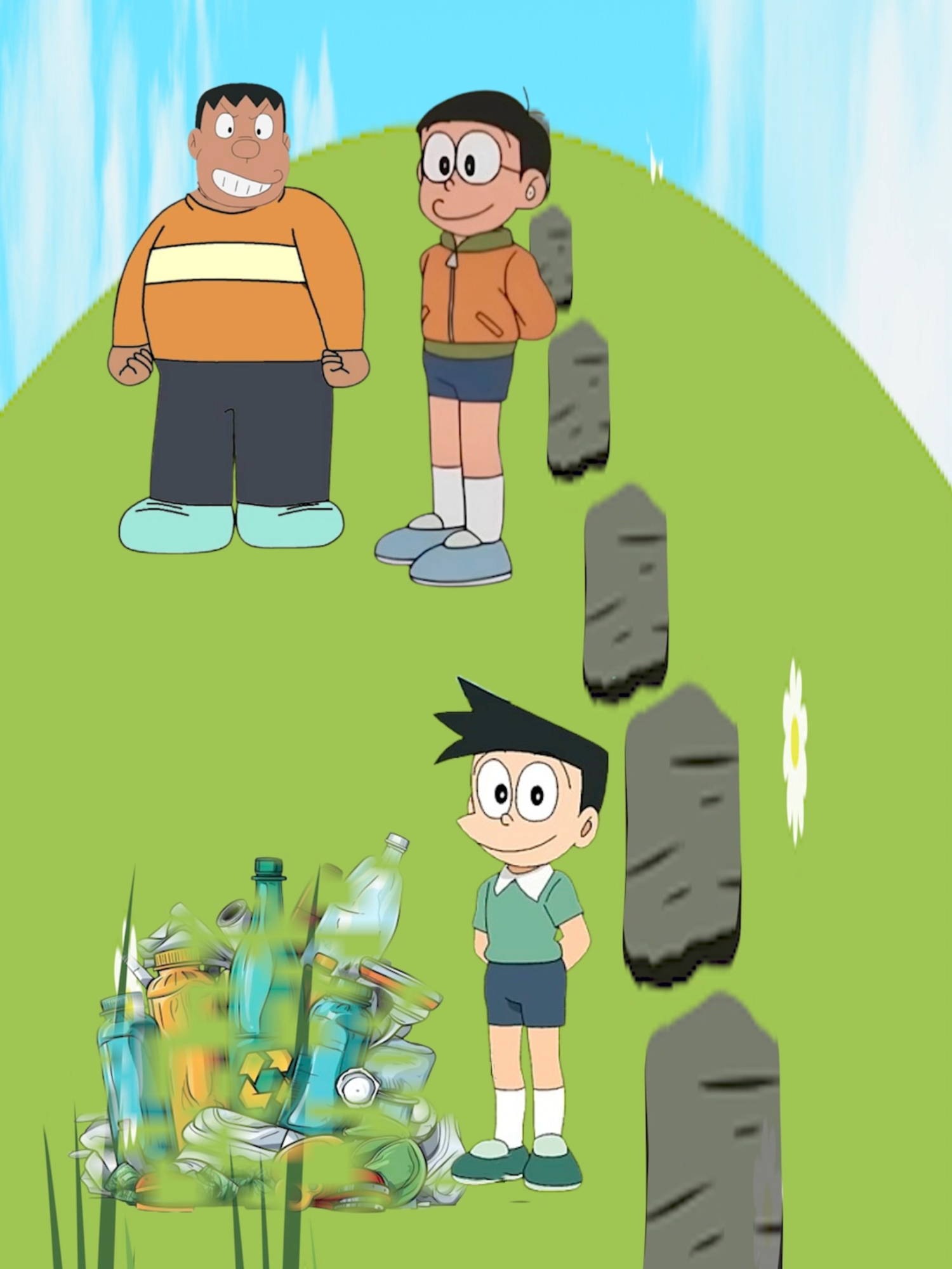 Chaien và xeko bị bắt trong hầm trú ẩn#xuhuong #hoathinhvuinhon #trendingtiktok #fyp #foryou #trending #viral #duet #nobita #dorremon