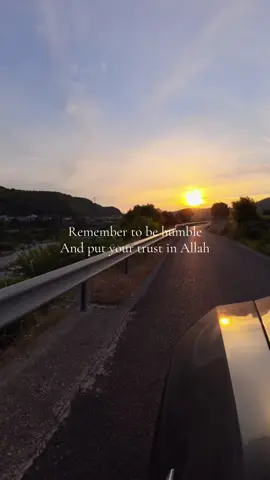 Remember to be humble and put your trust in Allah #islamic_video #muslim #hadith #quran #fyp #viral_video 