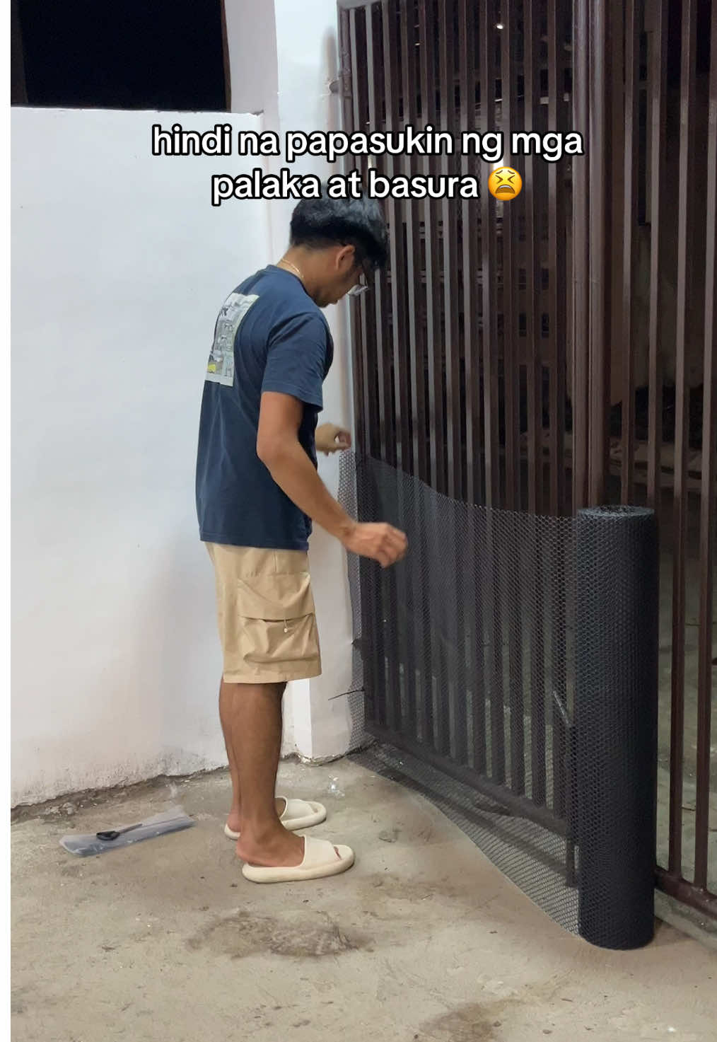 hindi sya halata pag tinigan from outside #chickenwire #plasticscreen #plasticmesh #screennet #protectivenet #wiremesh 