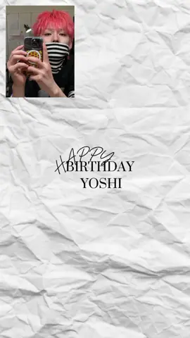 YOSHI BIRTHDAYYY🥳🥳 (15-5-2025) #birthday #yoshi #treasure_yg #teumeedit #idolkpop #fyp 