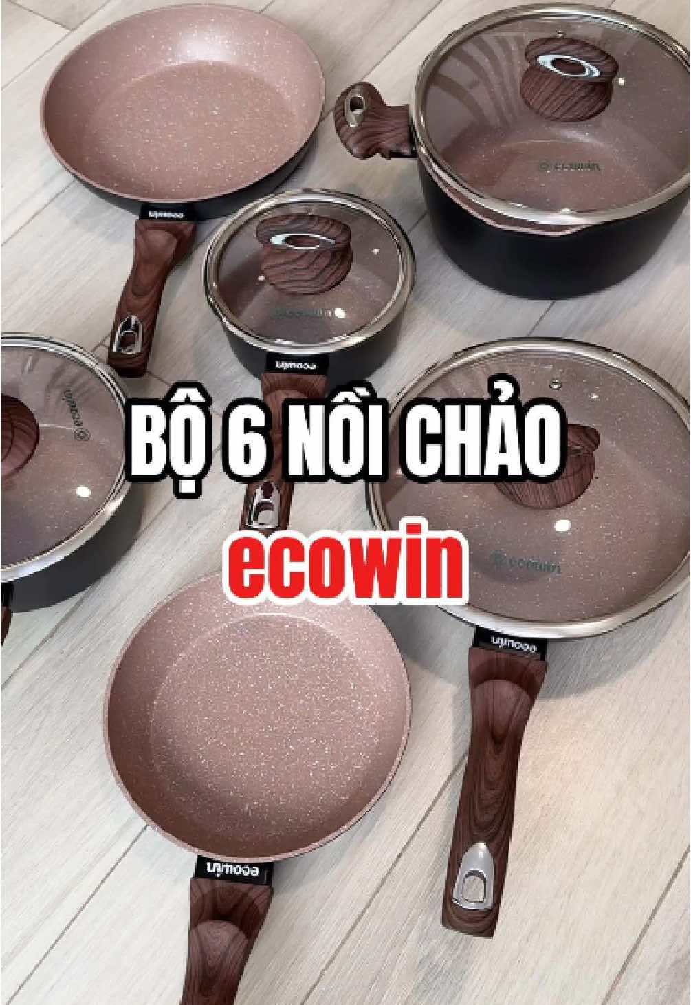 Bếp nhà tui gọn gàng từ ngày sắm bộ nồi chảo Ecowin Cookware 6 món, với lại nấu ăn sướng thiệt, bộ này vừa sang vừa chống dính tốt với an toàn cho sức khoẻ, nhà tui nấu gì cũng thấy thích luôn á mọi người 😍🍳  #noichao #noichaoecowin #ecowin6mon #noichaoecowin6mon #ecowin #namoinam  