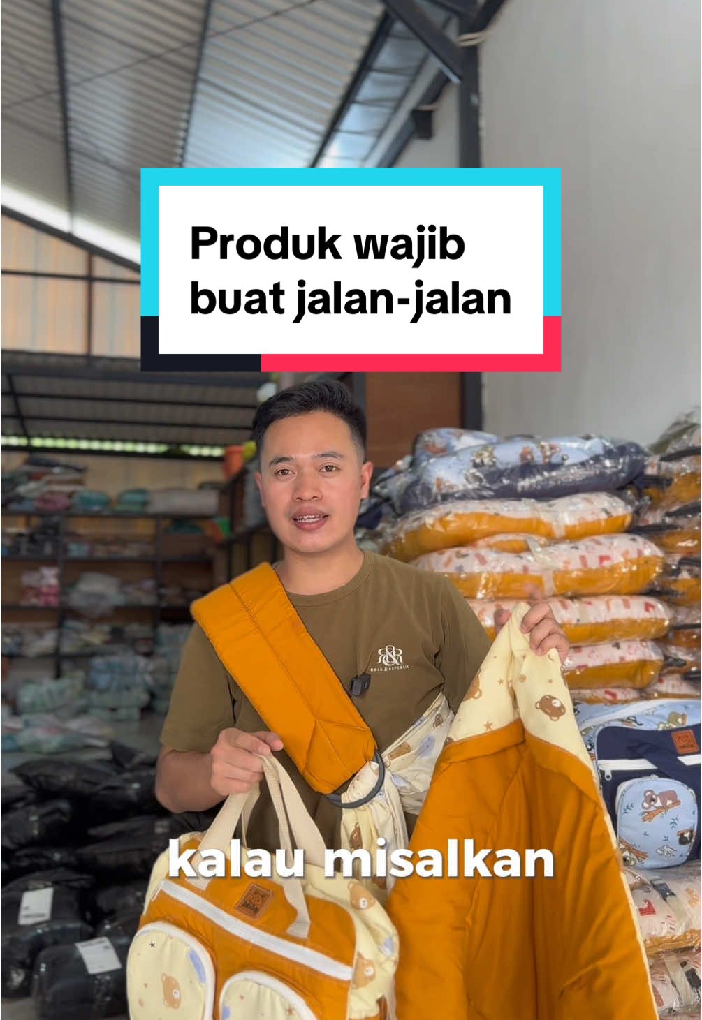 Kamu wajib punya ini biar ringkes pas jalan-jalan #ibunmall #ibunmallofficial #babynewborn #selimutbayi #tasbayi #gendonganbayi 