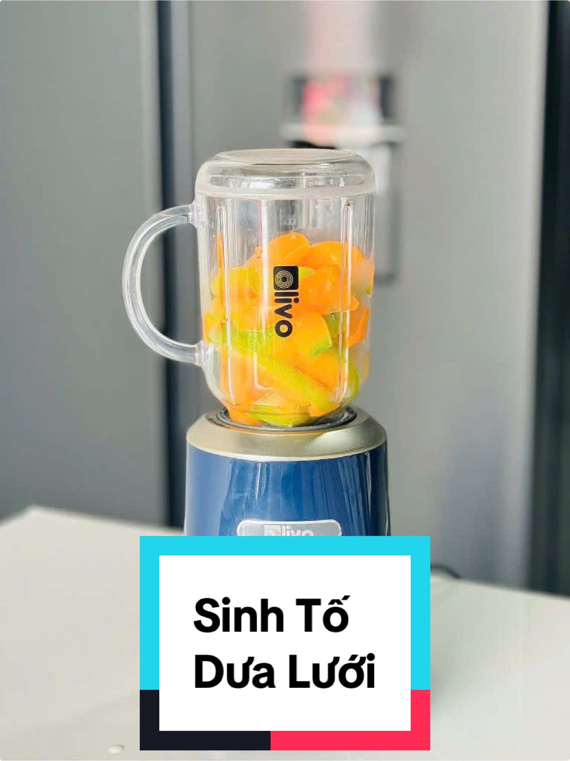 Sinh tố dưa lưới cho hè mát rượi #giadungnhabep #olivo #mayxaysinhto 