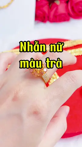 Trang sức Orin, nhẫn nữ màu trà Orin, nhẫn đẹp #nhẫnnữ #orin #phụkiện #trangsuc #trangsứconline #xuhuong #trangsucorin