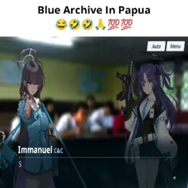 blue archive in papua🤣💯🙏 #birucreator #kakudatekarin #karinbluearchive #karin #yuuka #yuukabluearchive #hayaseyuuka #bluearchive #bluearchiveglobal #bluearchiveedit #bluearchiveindonesia #arsipbiru #anime #animeedit #viral #fyp #fypシ 