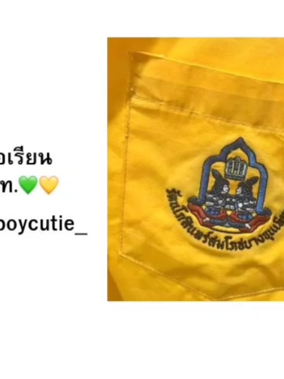 เธอเรียน ร.ส.ท.💚💛 #โรงเรียนรัตนโกสินทร์สมโภชบางขุนเทียน #รัตนโกสินทร์สมโภชบางขุนเทียน #รสทหวานเจี๊ยบ #fyp #ฟีดดดシ 