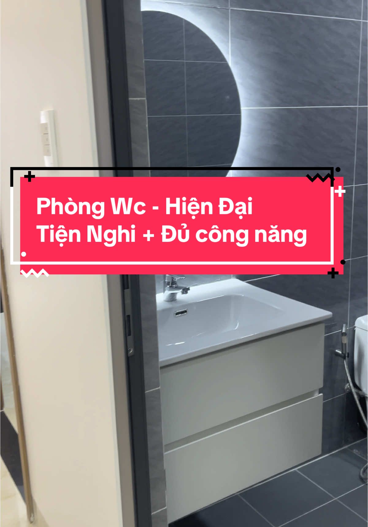 Không gian phòng Wc 4,8 vuông - Hiện đại - Thoáng - Đầy đủ Tiện Nghi #AnLộcPhát  #XâyNhàTrọnGóiCÀMAU  #MẫuNhàĐẹp 