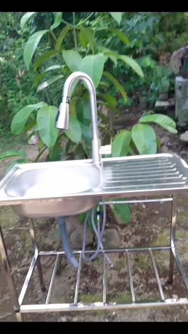 SUS304 kitchen sink set  with Shelf and drain double sink #kitchensink  #portablekitchensink  #viralvideos  #tineandgabonlineshop 